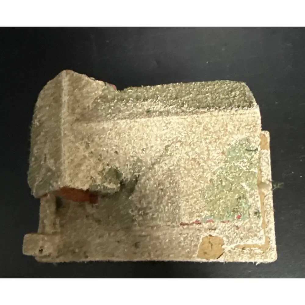 Putz House Japan Christmas Cardboard Glitter House Vintage Decor Building Japan